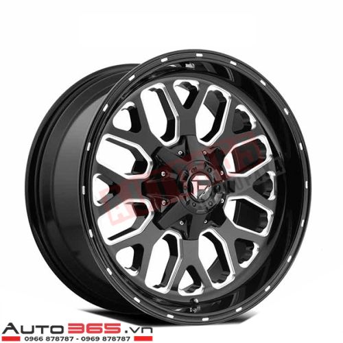 MÂM XE BÁN TẢI FUEL ONE PIECE TITAN D588 SIZE 20″ OFFSET 1
